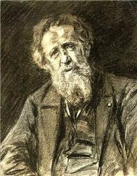 Portrait of Constantin Emile Meunier: Portrait  by Max Liebermann